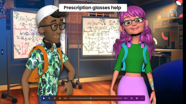 Video: Wear Prescription Glasses. Children's Eye Health Campaign preview image