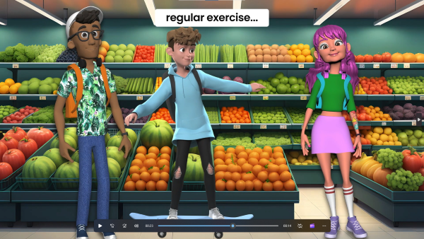 Video: Exercise and Eat a Healthy Diet. Children's Eye Health Campaign preview image