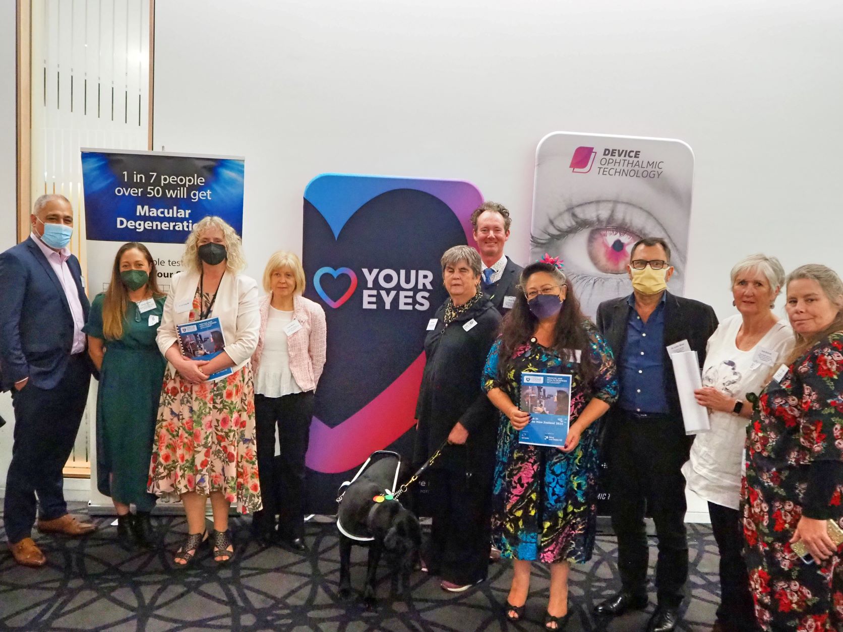 Eye Health Aotearoa takes Importance of Eye Health Campaign to Parliament’s Front Door preview image
