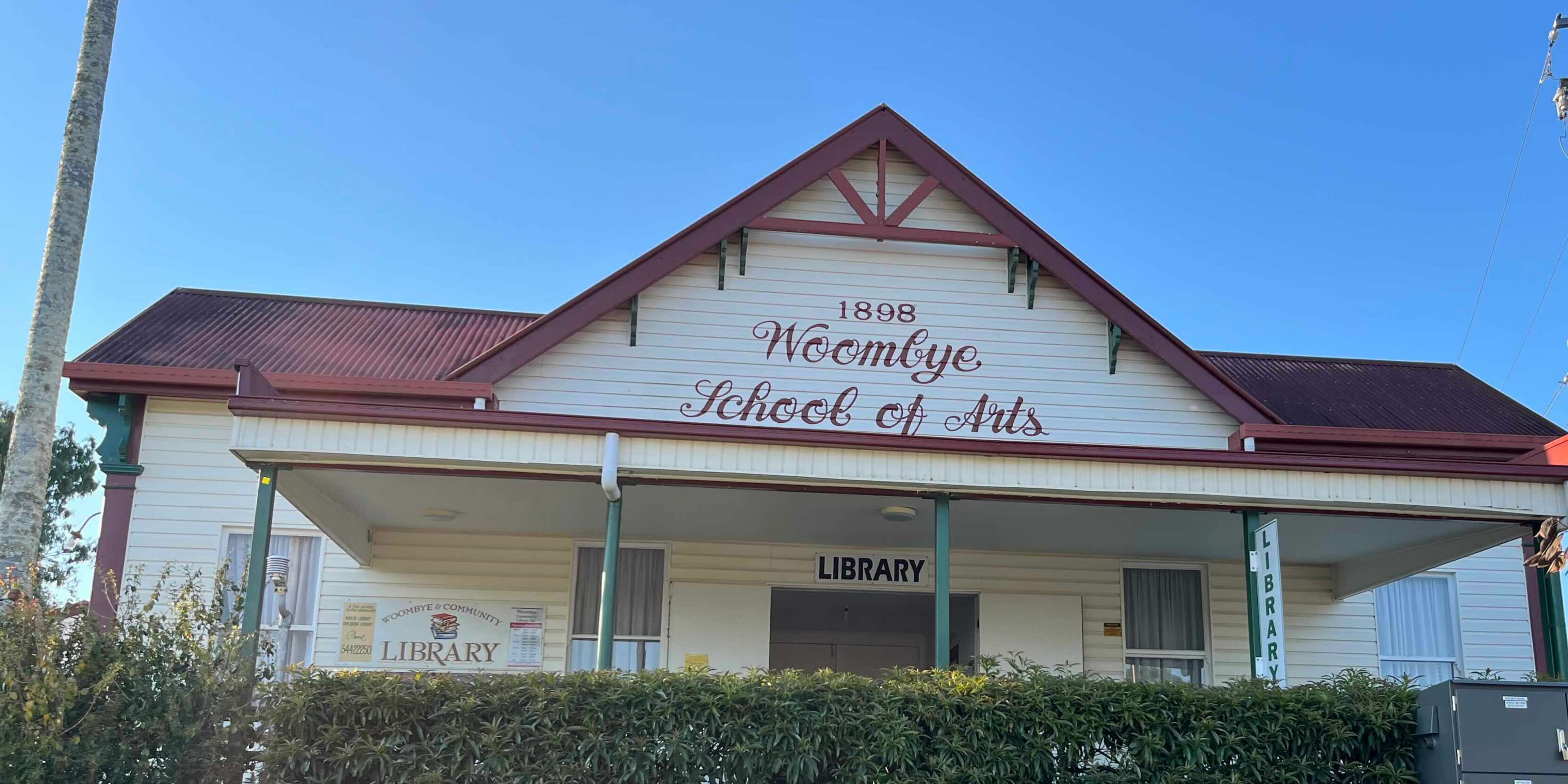 Woombye school of arts building