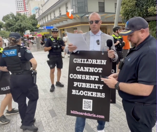 Billboard Chris wins free speech fight in Brisbane