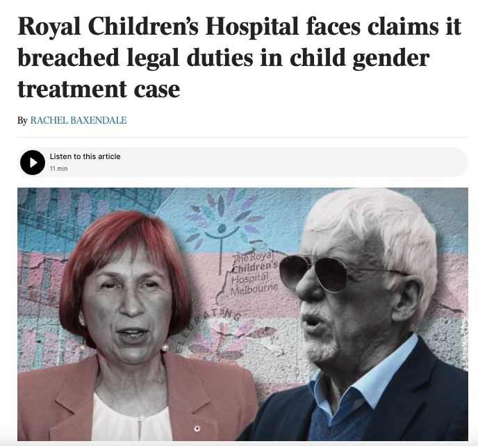 Family First calls for investigation into Royal Children’s Hospital conduct in Victorian courts