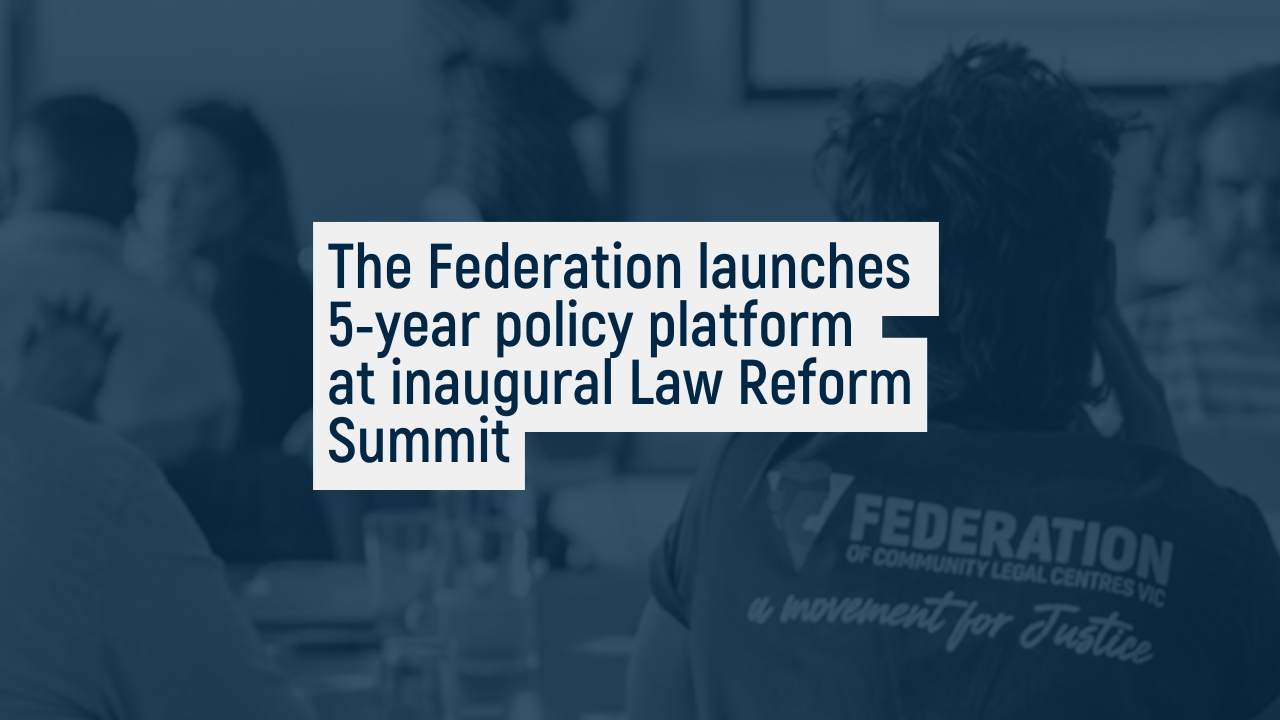The Federation launches 5-year policy platform at inaugural Law Reform Summit 