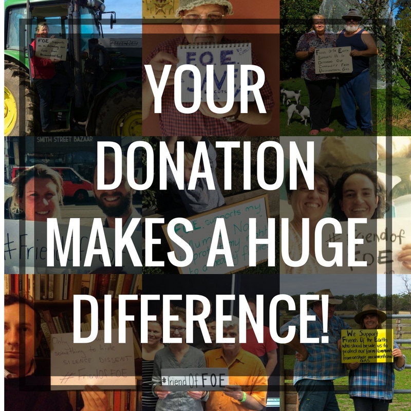 Make a tax deductible donation to FoE today