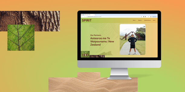 Spirit website banner