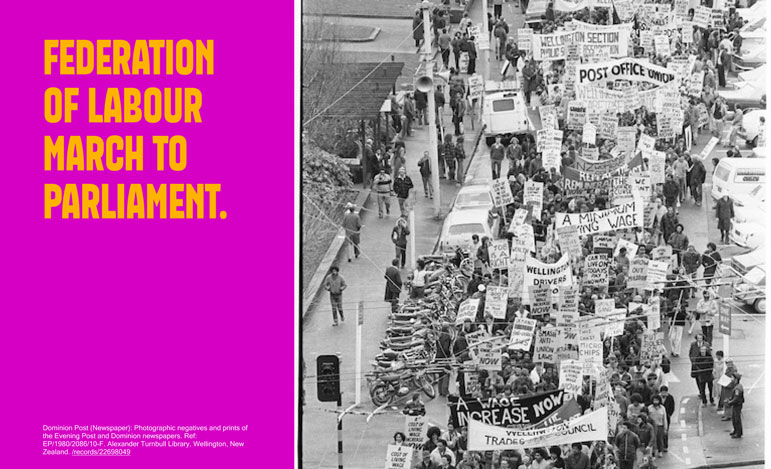 People marching to parliament