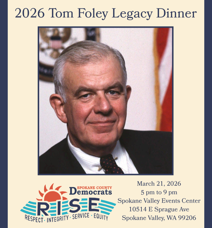 2026 Tom Foley Legacy Dinner Flyer