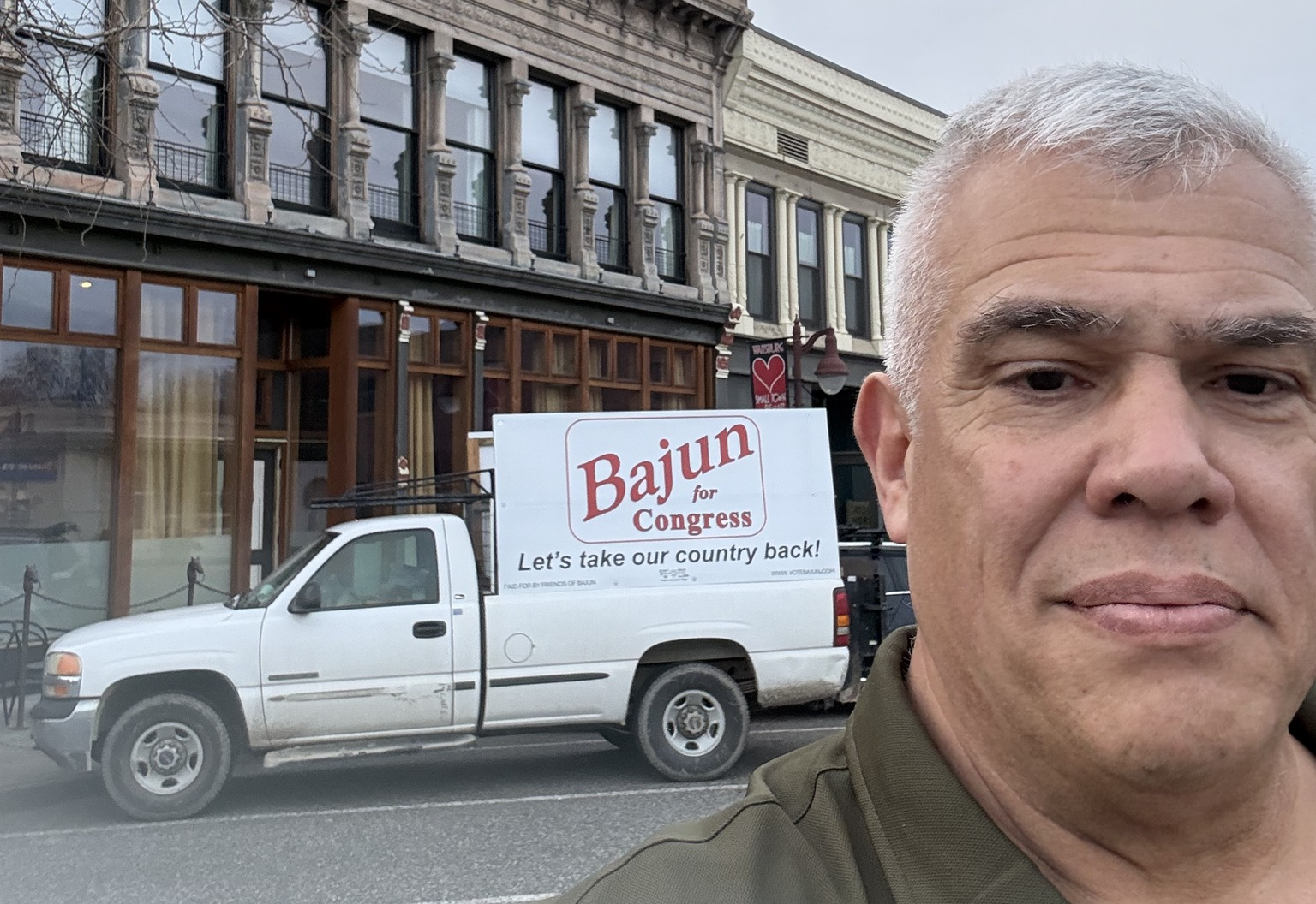 Bajun Mavalwalla and his Campaign Farm Truck