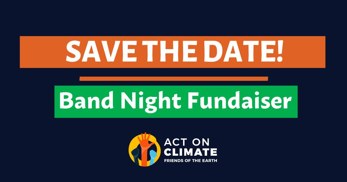 Act on climate band fundraiser