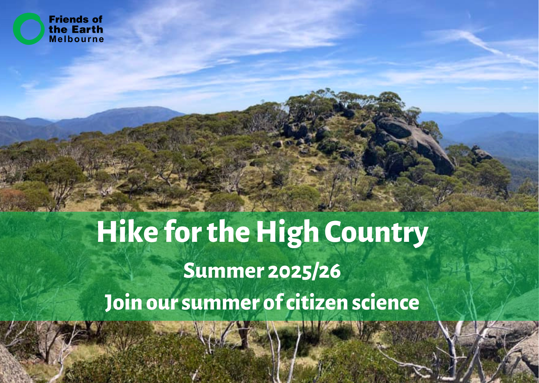 FoE Melb Hike for the High Country