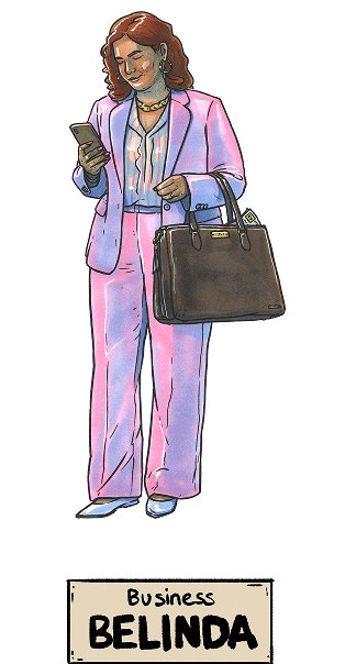 Business Belinda — illustrated