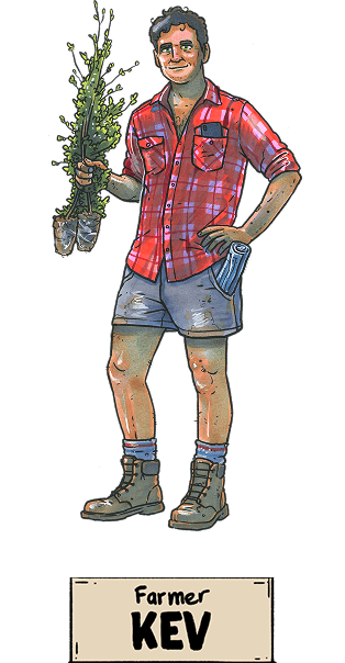Farmer Kev — illustrated