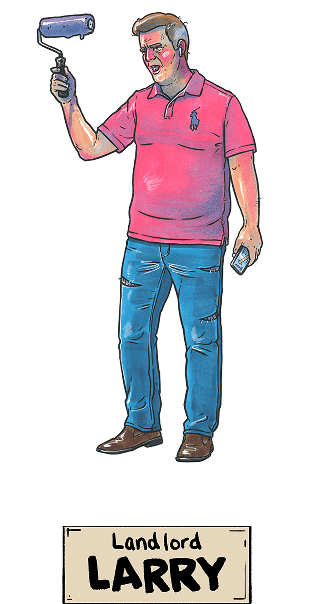 Landlord Larry — illustrated