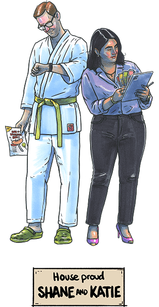 Shane and Katie — illustrated