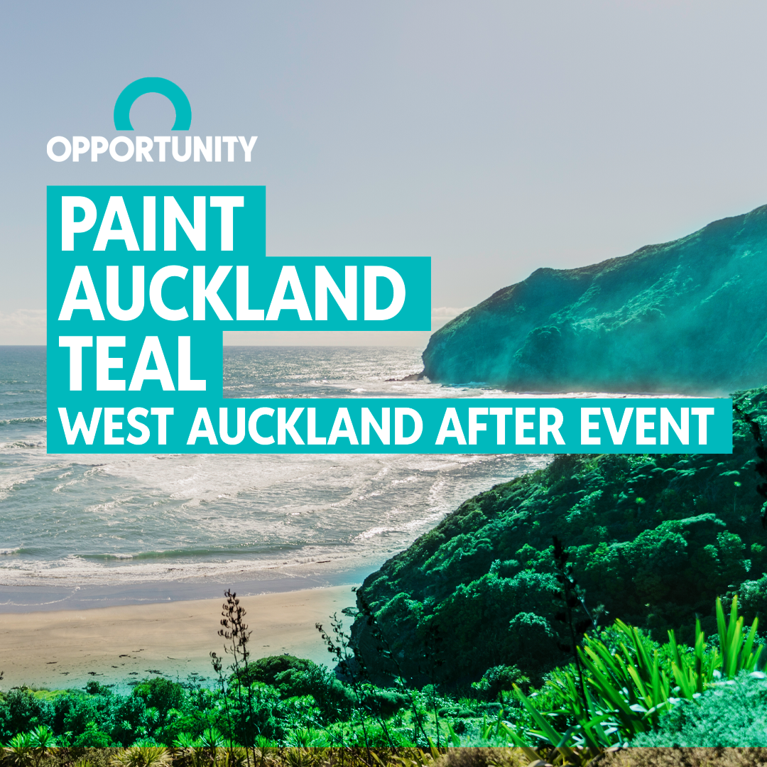 Paint Auckland Teal: West Auckland after event