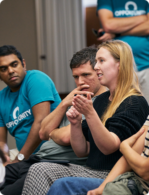 Opportunity team discussion