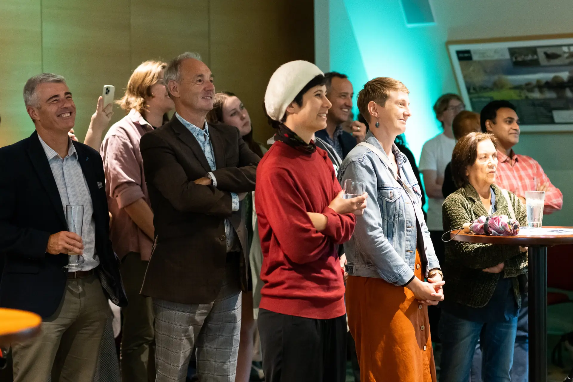 Members and supporters of The Opportunity Party at an event