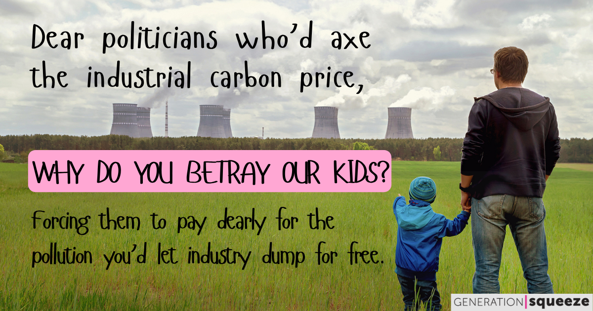 Dear politicians, why do you betray our kids?