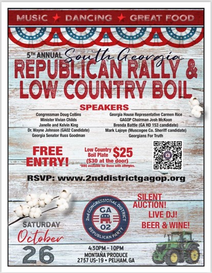 Join GGO at the Low Country Boil This Saturday!