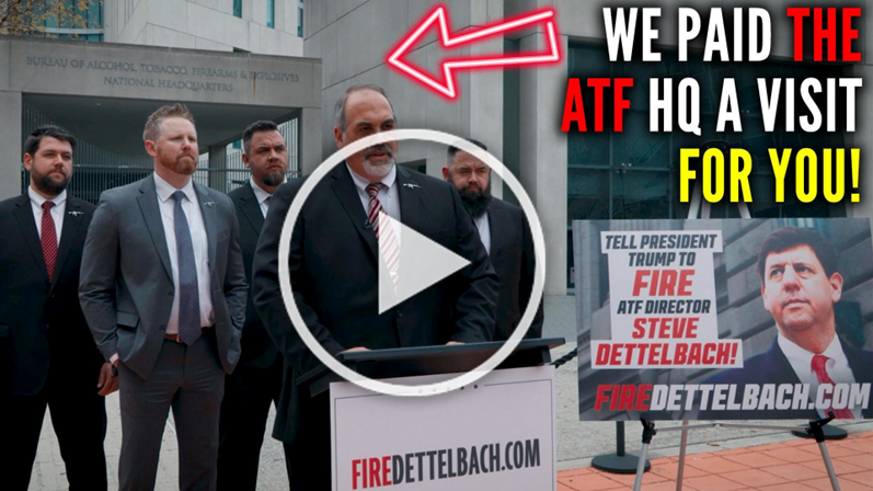 Calling the ATF Out in Front of Their Office in DC!
