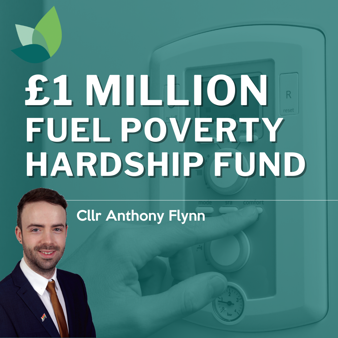 Cllr Anthony Flynn next stage of Fuel Poverty Hardship Fund