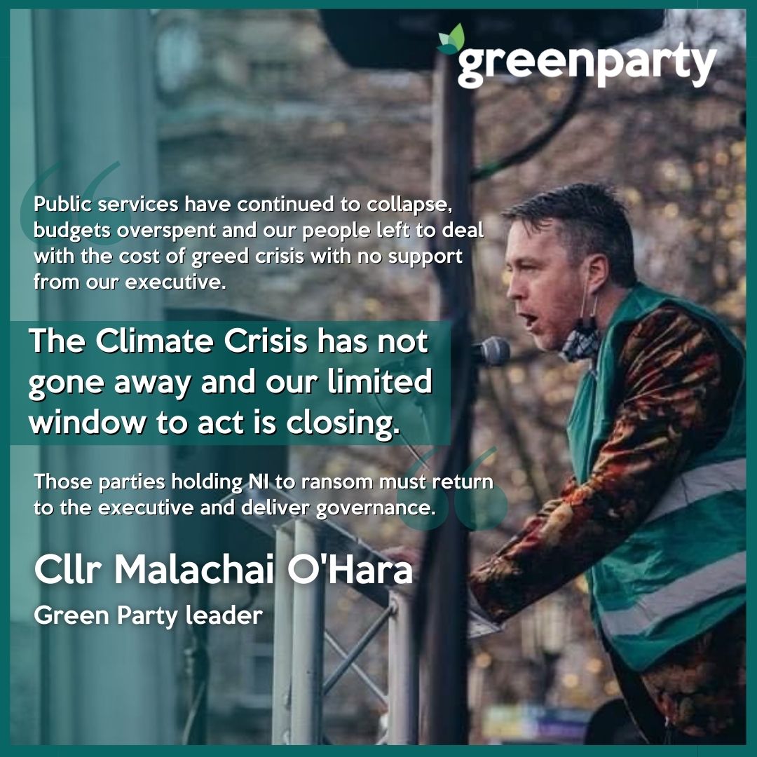 Green Party Leader Has Welcomed That A Deal In Principle Has Been