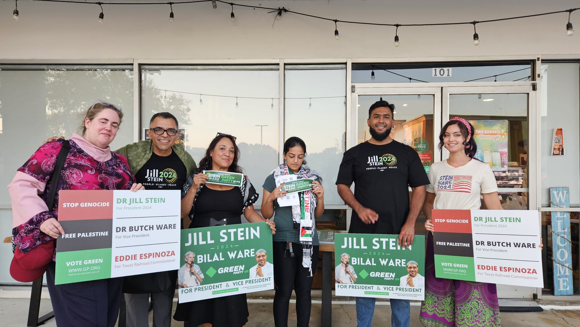 Green volunteers in TX