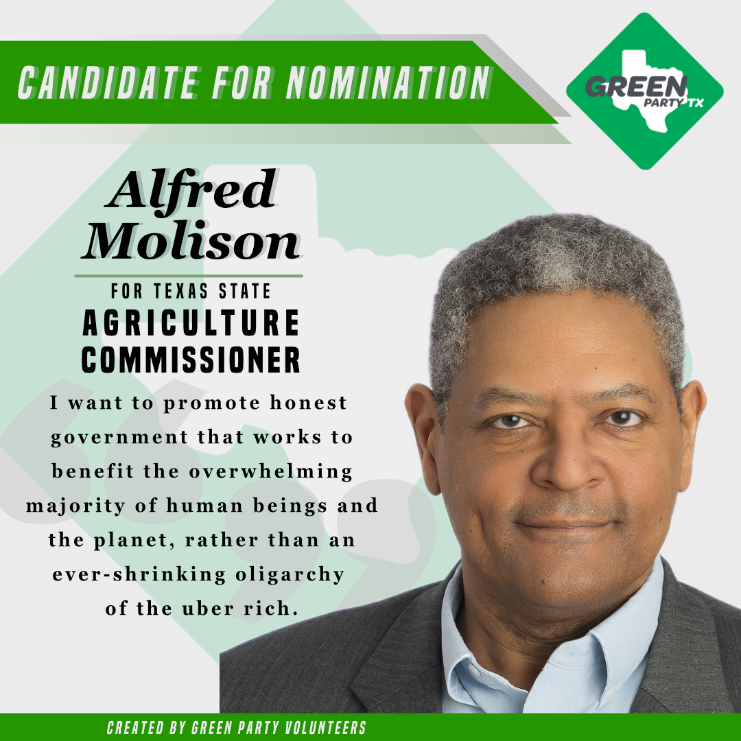 Alfred Molison for Agriculture Commissioner