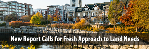 Photo – Compact development in Port Credit, Caption - New report calls for fresh approach to land needs assessment