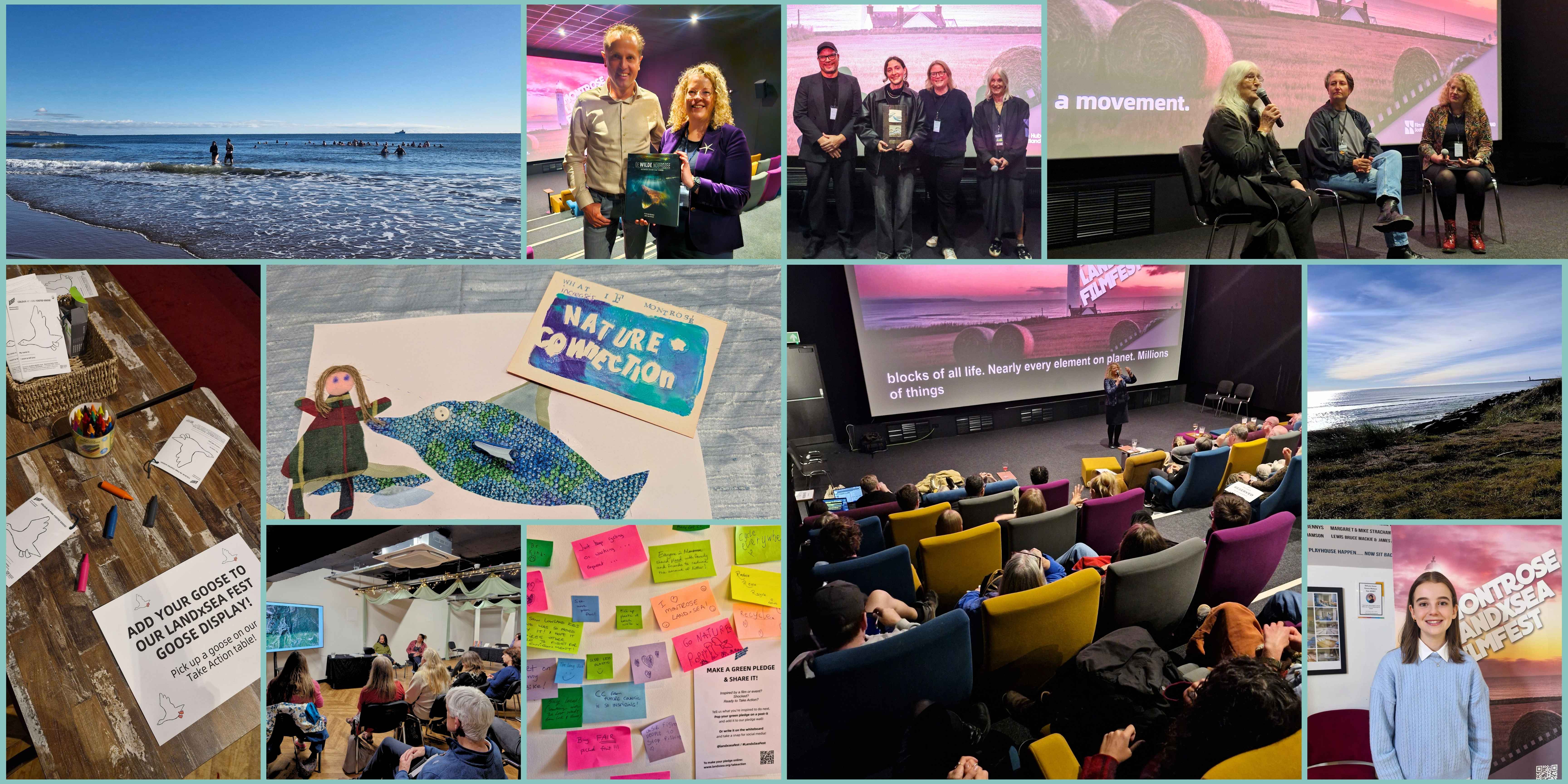 Collage of photos from LandxSea 2025
