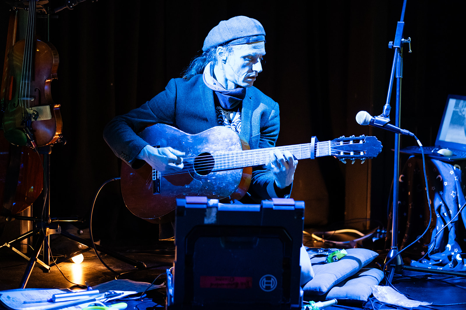 Kieron guitar (credit_ Courtesy of The Bright Foundation by Alice Denny)