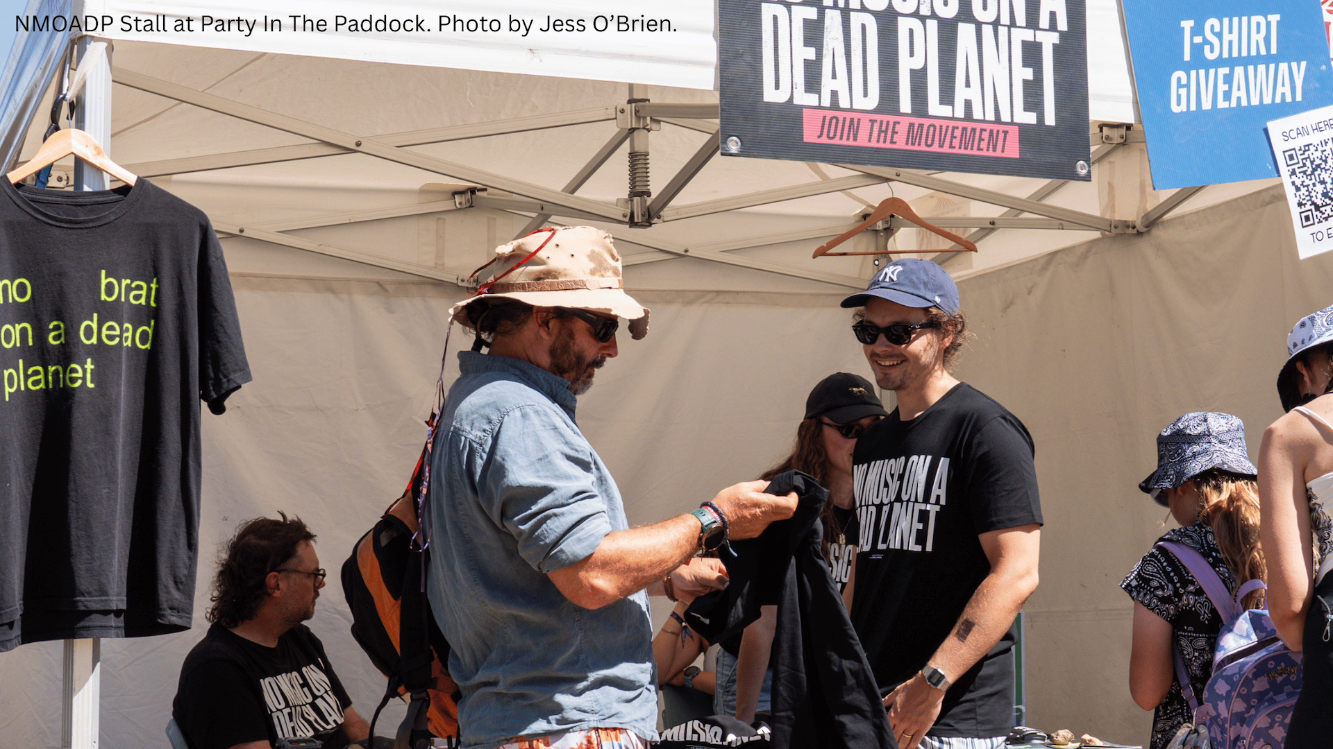 Blue Party With The Planet logo