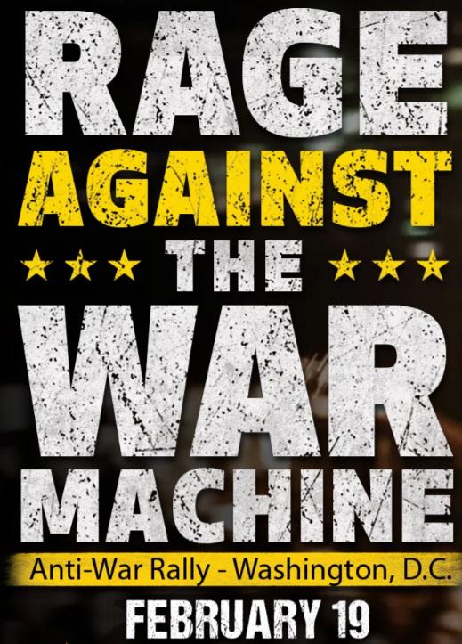 Stop the War Machine Rage against the War Machine