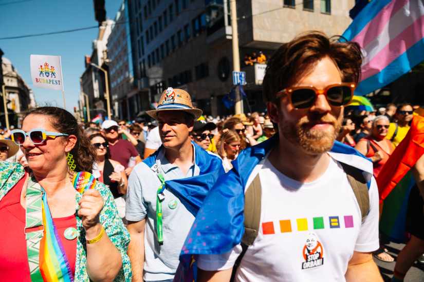 Groen-delegatie arriveert in Boedapest voor verboden Pride