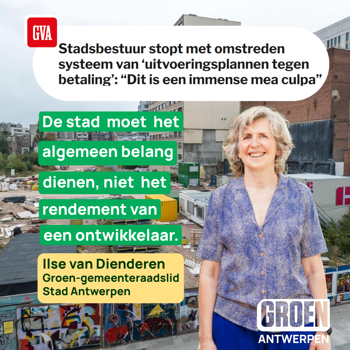 Einde uitvoeringsplannen op betaling: eindelijk terug algemeen belang op 1
