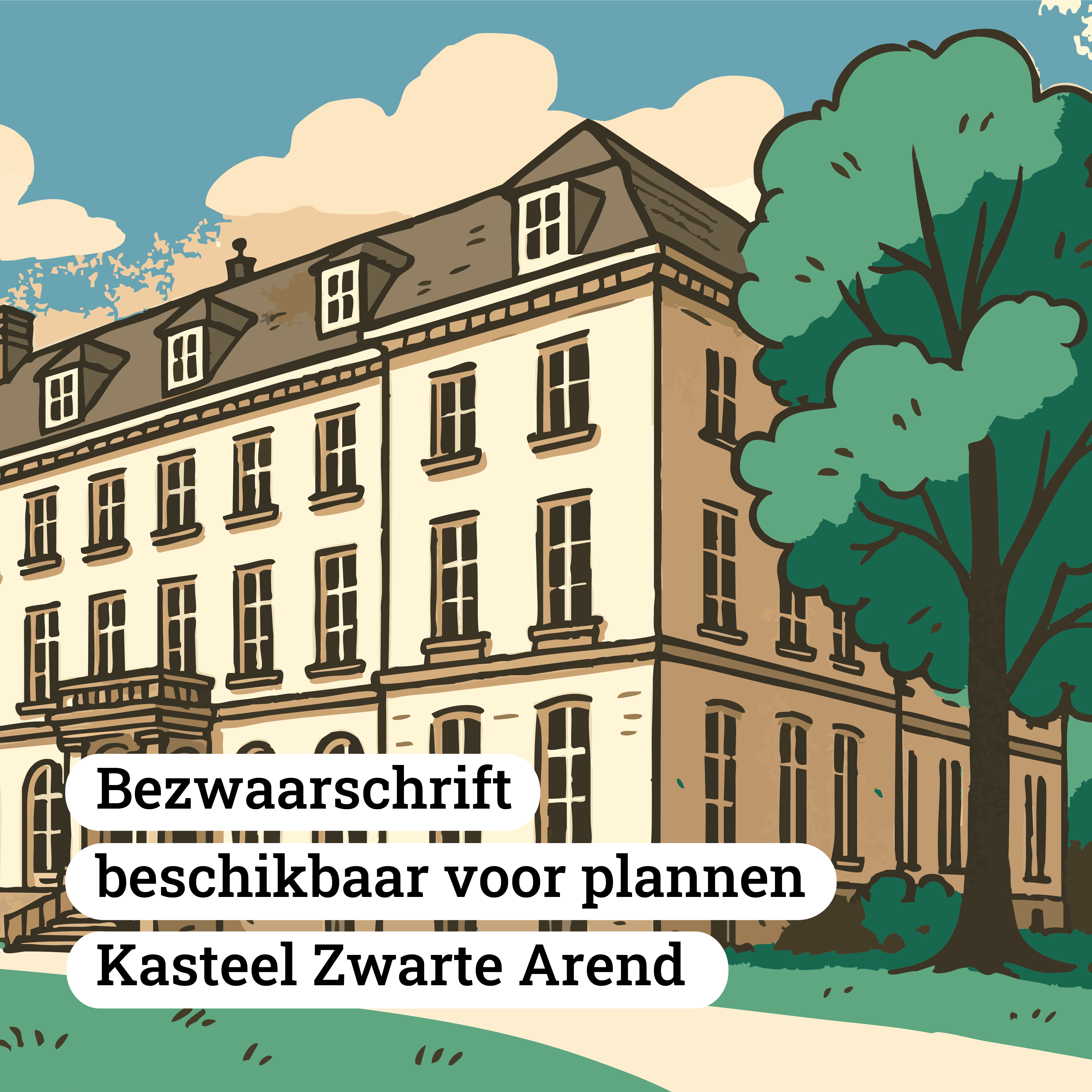 Districtsraad Deurne wil kasteel Zwarte Arend beschermen tegen ongepaste ontwikkeling