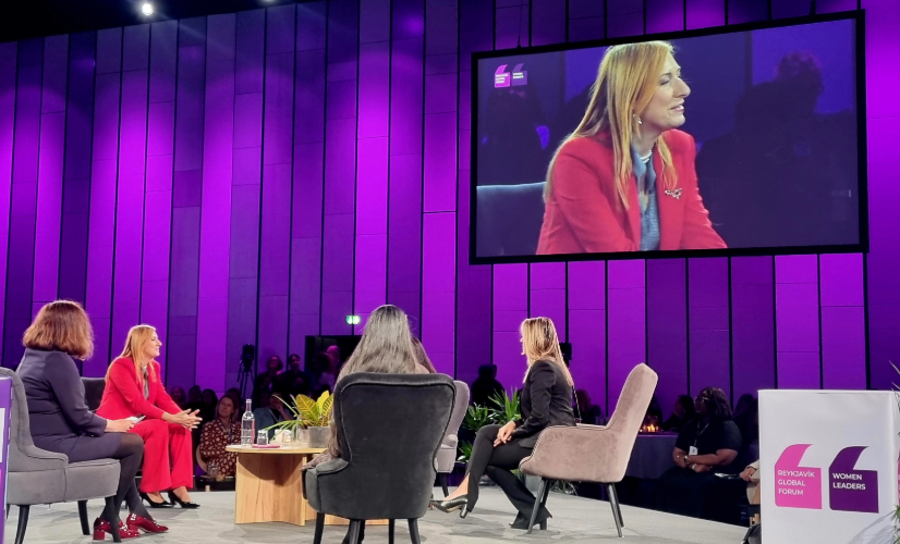 Celia in Reykjavic voor top over vrouwelijk leiderschap