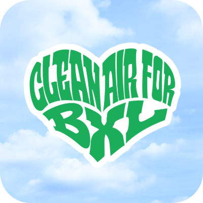 Bestel gratis 'Clean Air For Bxl' stickers