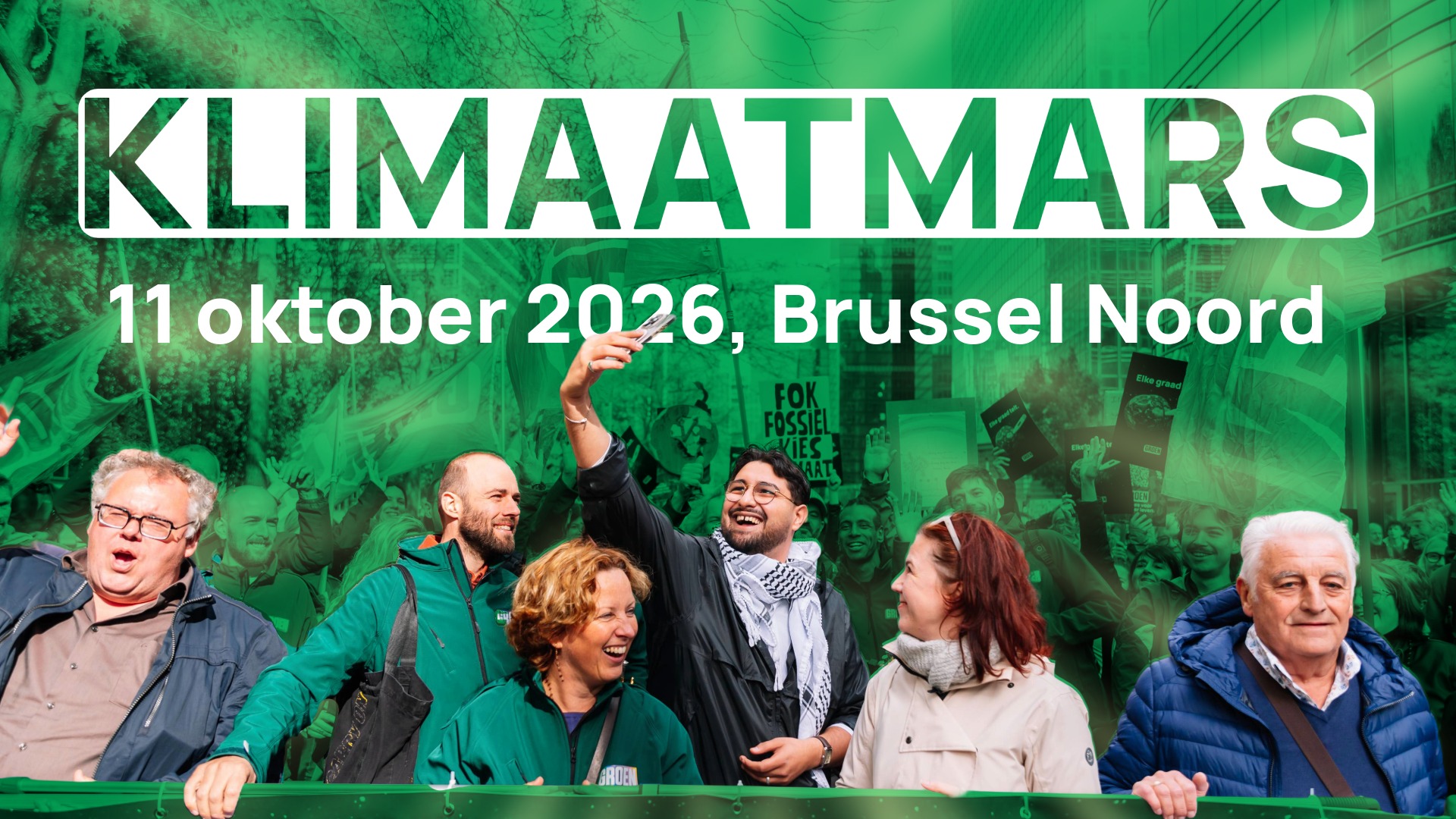 Protesteer mee met Groen tijdens de Klimaatmars 