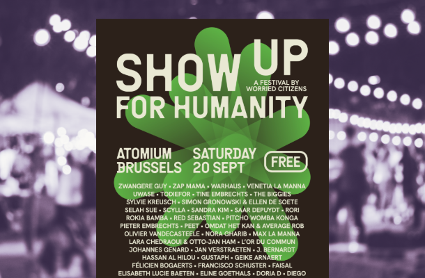 Show Up For Humanity met Groen Brussel