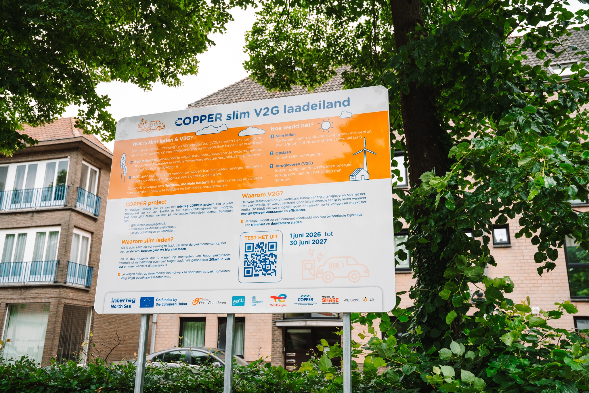 Slim laadeiland toont hoe Gent het stroomnet van morgen test