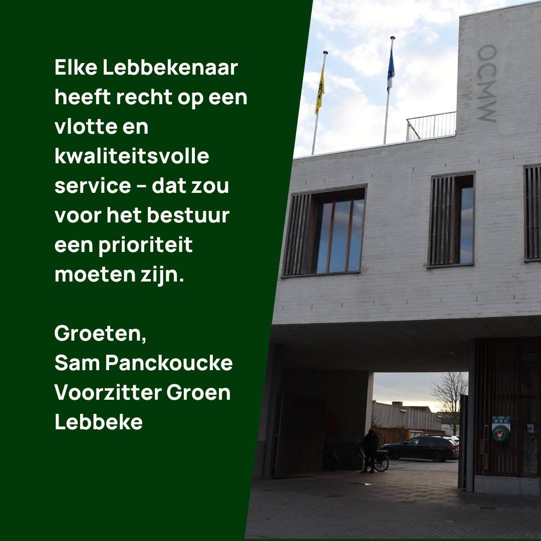 Dienstverlening in Lebbeke blijft ondermaats ondanks uitgewerkt verbeterplan