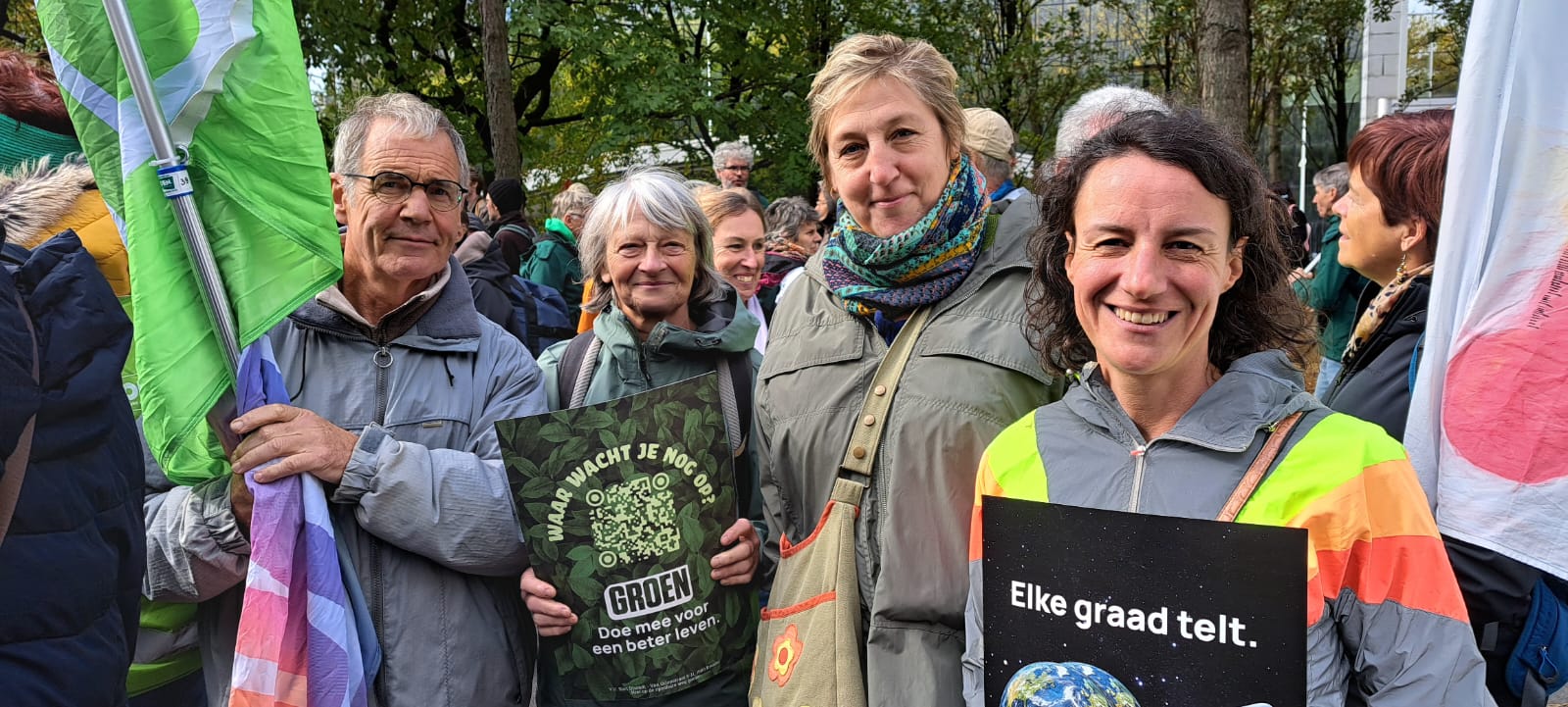 Groen Laarne-Kalken was erbij op de Klimaatmars 2025