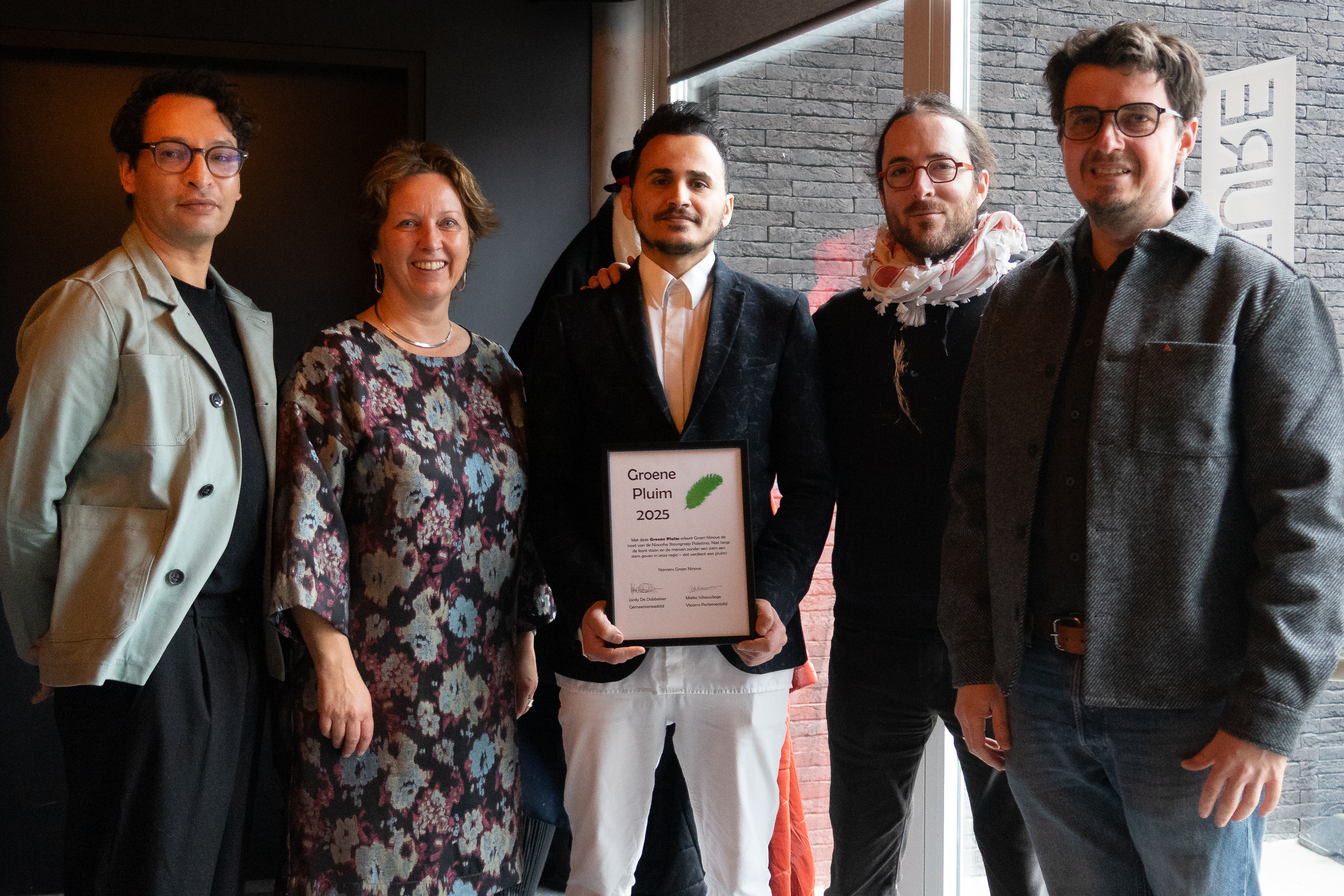 Groene Pluim voor Steungroep Palestina