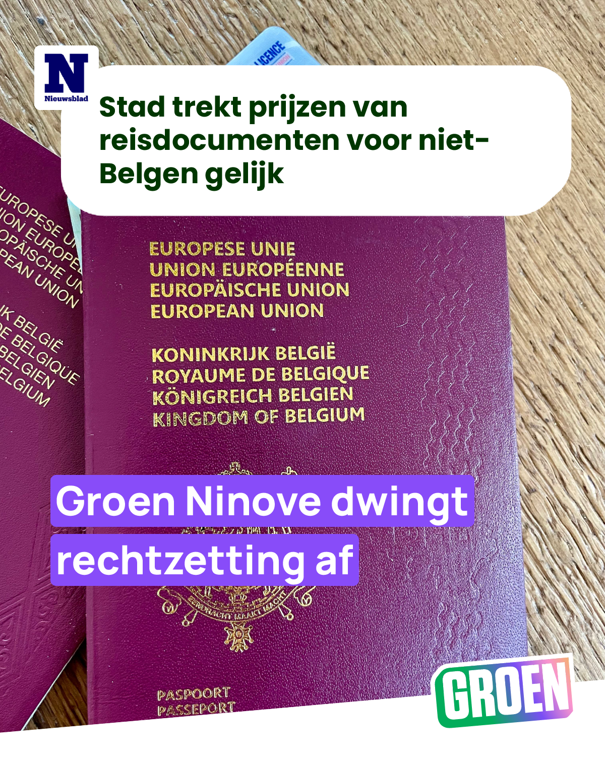 Groen dwingt rechtzetting van discriminerend belastingreglement af