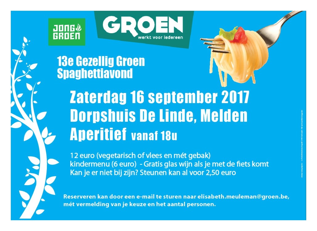 13de Gezellig Groen - De Linde, Melden