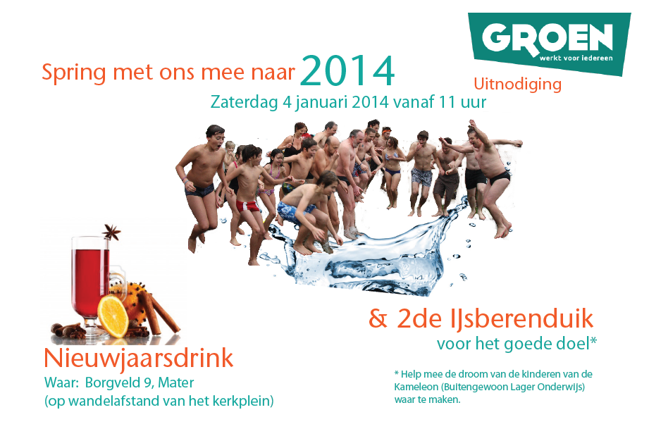 2de IJsberenduik en Nieuwjaarsdrink 2014