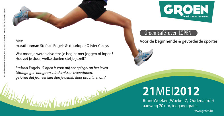 Groen Café over Lopen en Bewegen, van beginner tot gevorderde - 21 mei 2012