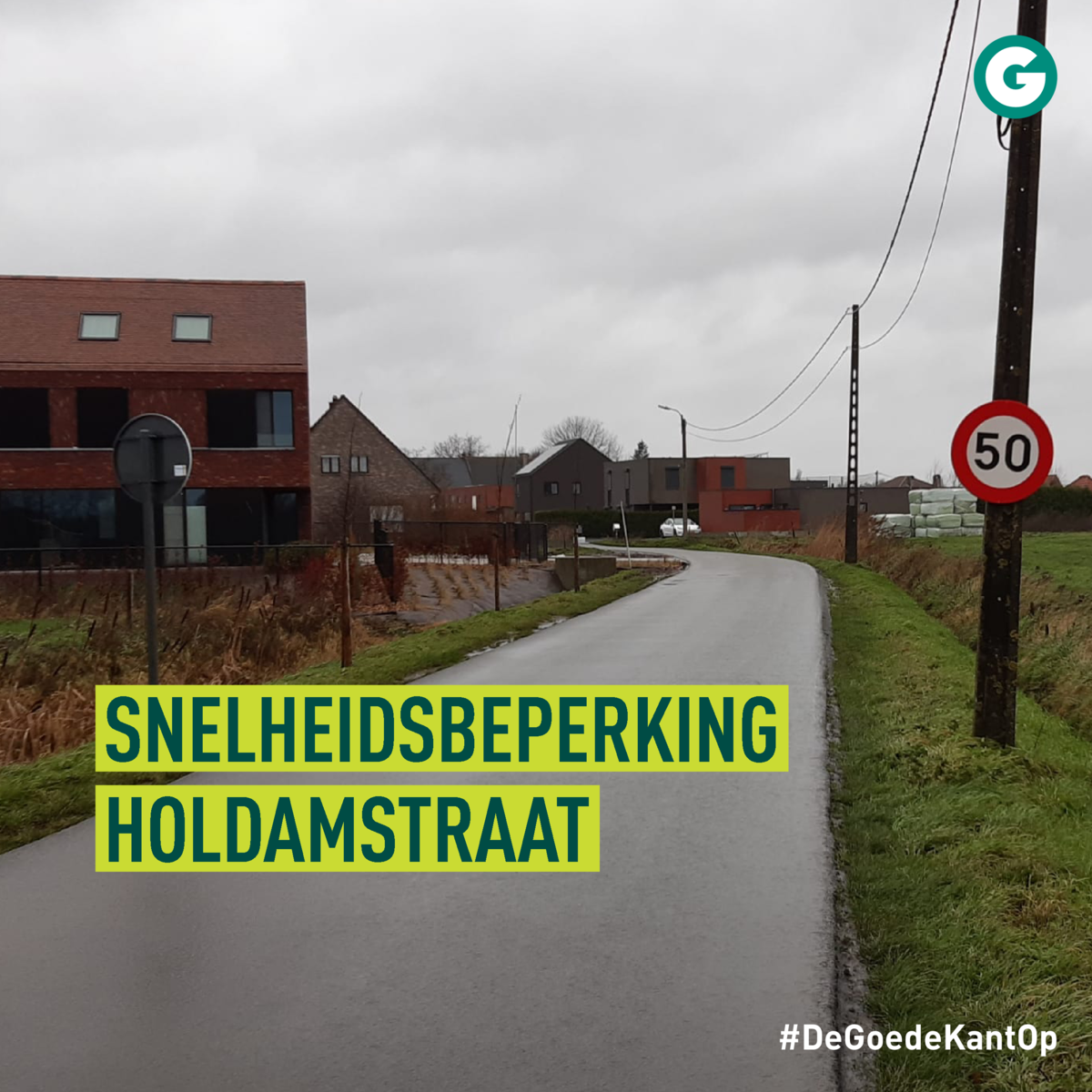 Snelheidsbeperking Holdamstraat, Holstraat, Kattestraat.