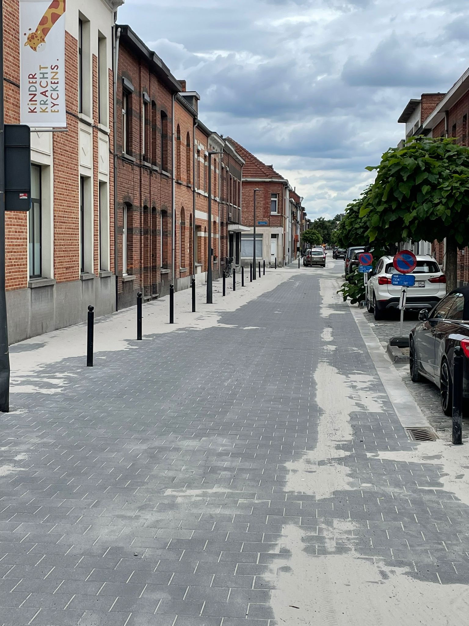 Kongostraat zonder kasseien